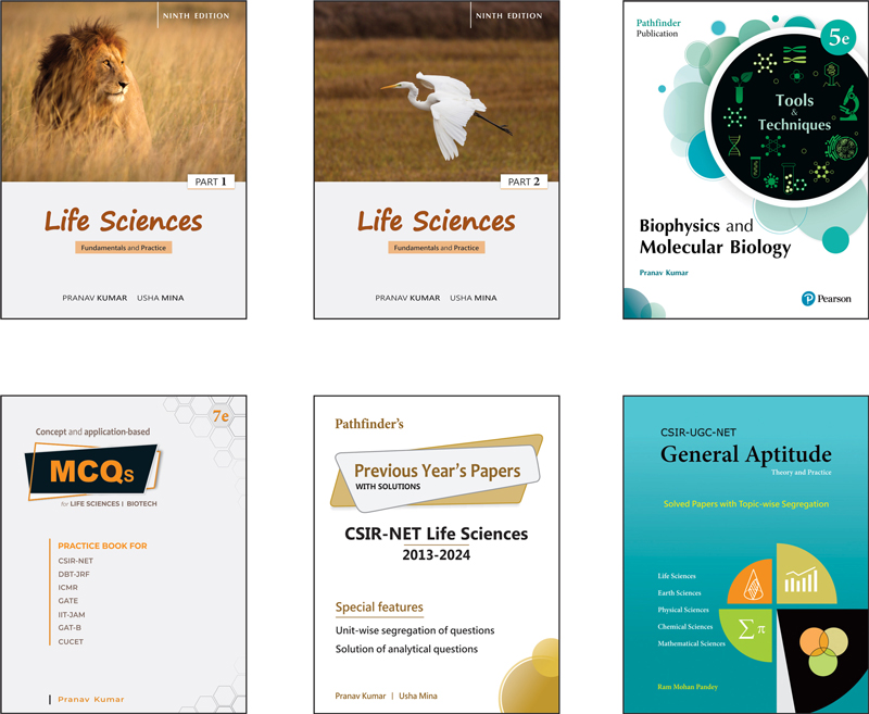 CSIR NET Life Sciences - 6 Books combo set - 2025 edition