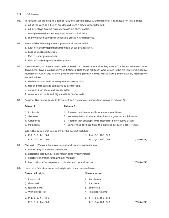 CSIR NET Life Sciences – MCQs Book  -Practice MCQs and PYQs - Topic Wise Segregated with Solution