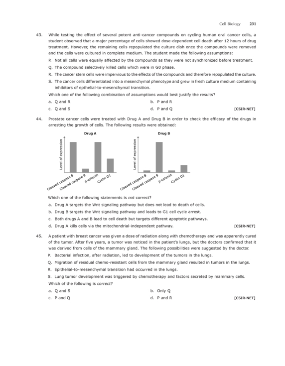 CSIR NET Life Sciences – MCQs Book  -Practice MCQs and PYQs - Topic Wise Segregated with Solution
