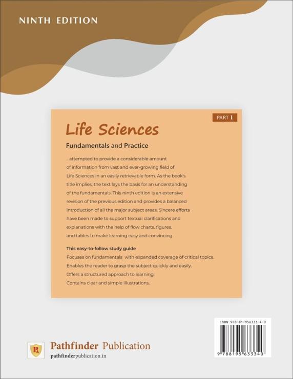 LIFE SCIENCES, FUNDAMENTALS AND PRACTICE - PART 1 (9th EDITION)