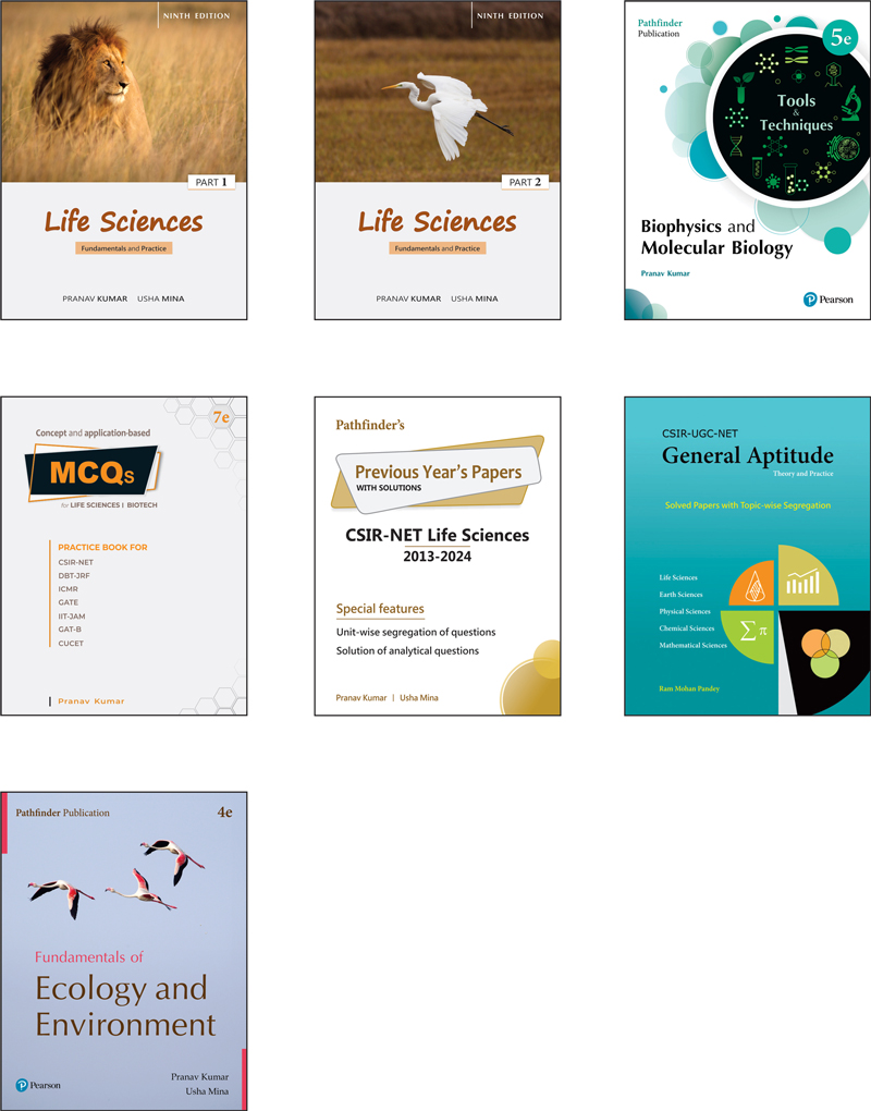 CSIR-NET Life sciences (Complete set of 7 books) - 2025 EDITION